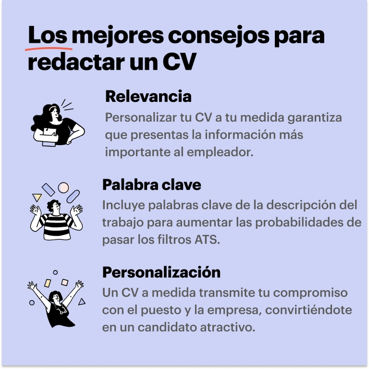 Los mejores consejos para redactar un CV Los mejores consejos para redactar un CV
